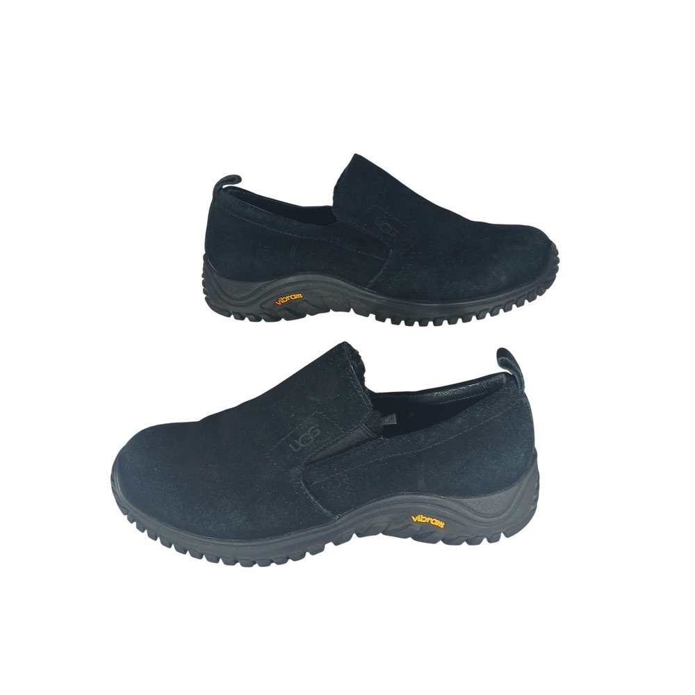 UGG Australia 5105 Slip On Shoes Mens 10 Black Suede Sheepskin Vibram Gorpcore